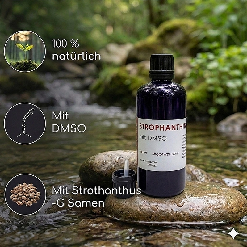Strophanthin -G (Gratus) 100ml mit DMSO - Urtinktur